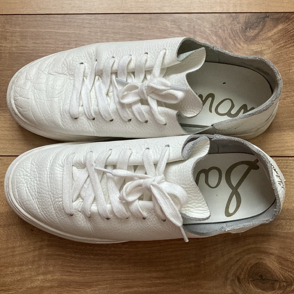 Sam Edelman White Poppy Sneakers - Picture 5 of 10